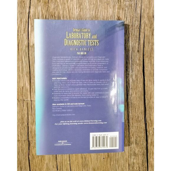 Delmars Guide Laboratory Diagnostic Tests - Rick Daniels Textbook Nursing School - Picture 4 of 13